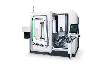 HSC 30 linear – Thermo-symmetrical machine bed in gantry design with linear drives on all axes